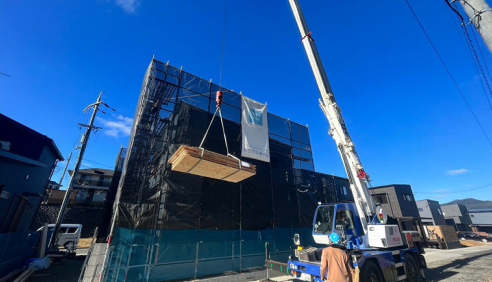 上棟、建物完成