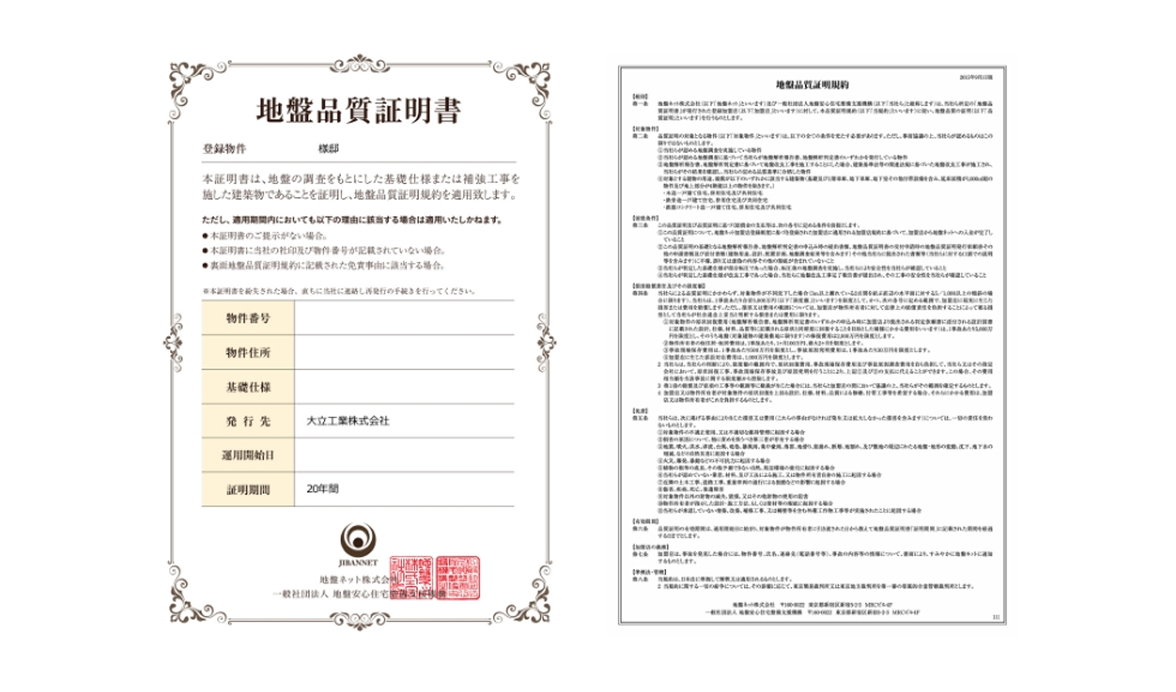 地盤保証