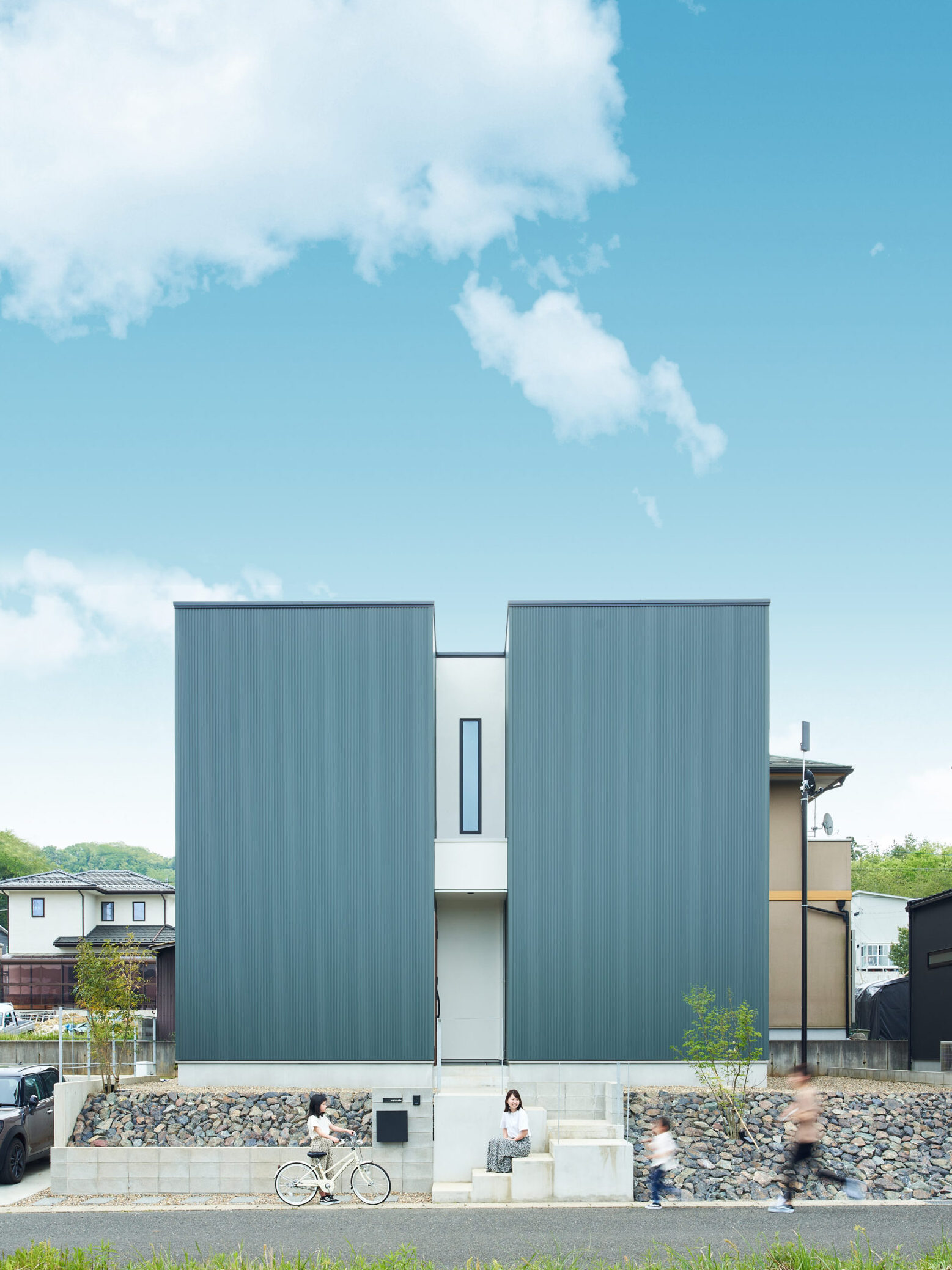 シンメトリーが美しい家